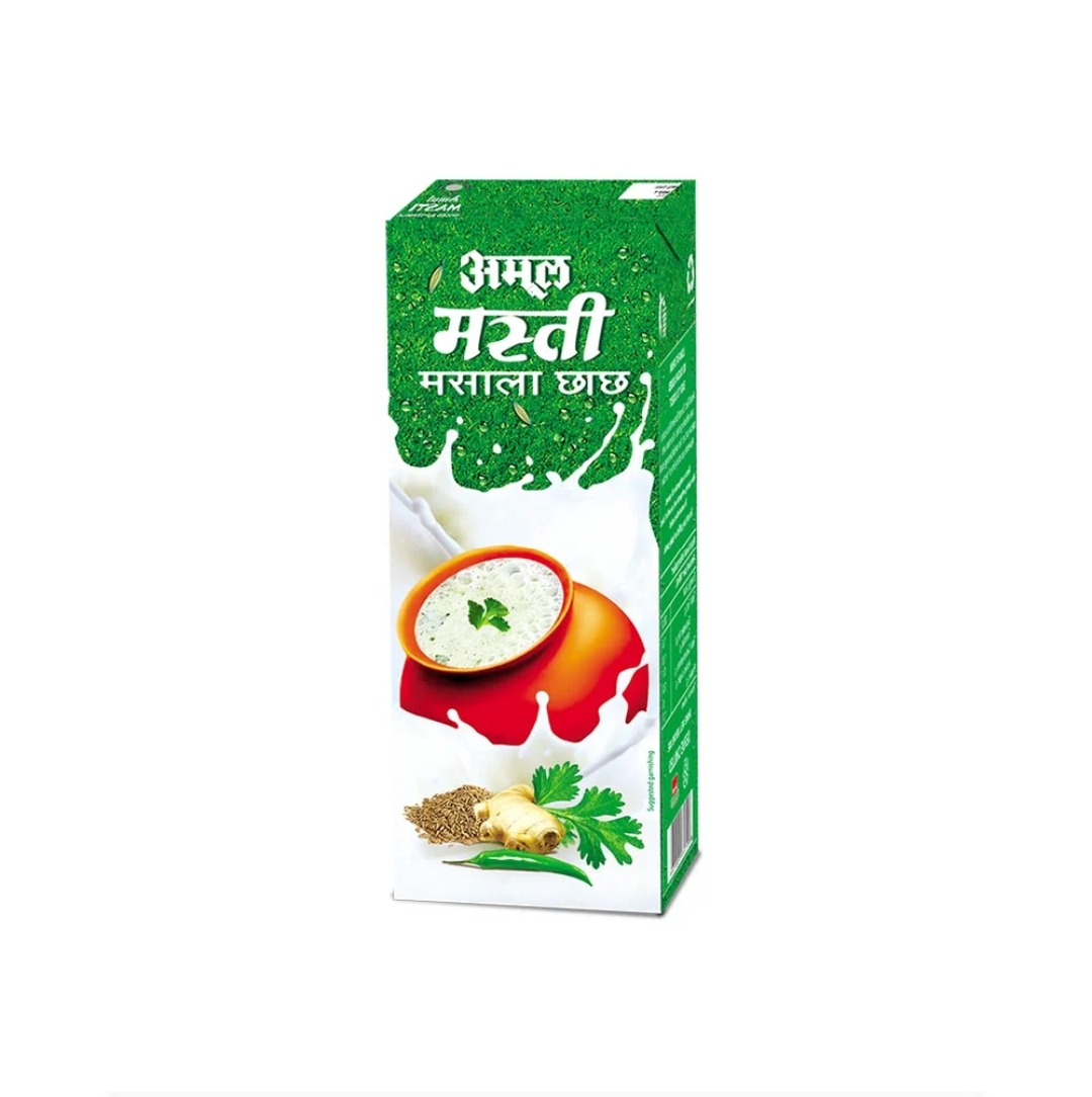 Amul Masti Spiced Buttermilk - 200 ml (Tetra Pak)