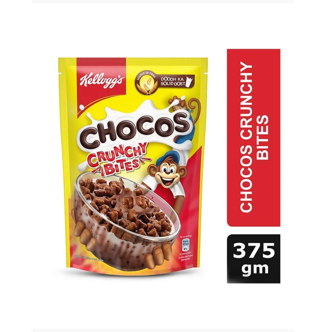 Kellogg's Chocos Crunchy Bites - 375gm (Packet)