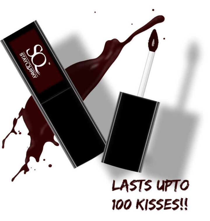 Stay Quirky Liquid Lipstick Transferproof Long Lasting Smudgeproof Highly Pigmented Vegan Maroon - Vampire's Love Bite 30 (4.5 ml)