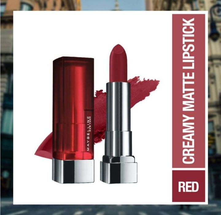 Maybelline New York Creamy Matte Rich Ruby & Divine Wine (Pack of 2)
