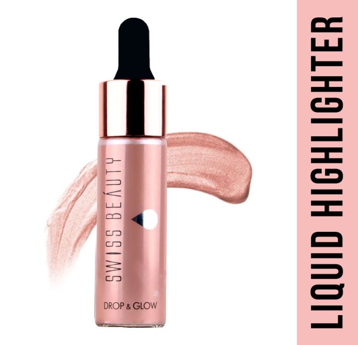 Swiss Beauty Liquid Highlighter Illuminater- Light-Pink (18 ml)