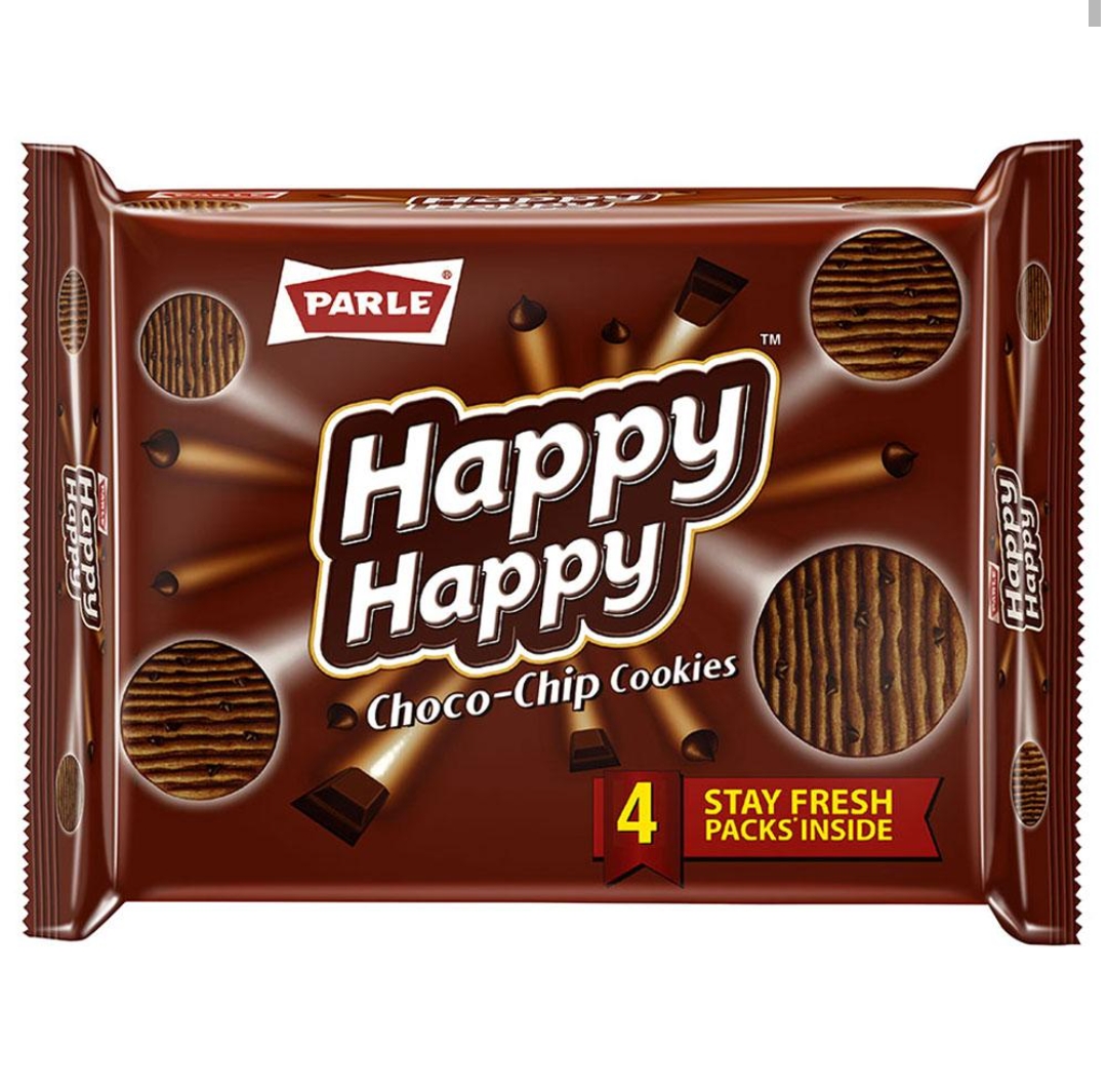 Parle Happy Happy Choco-Chip Cookies 400 g