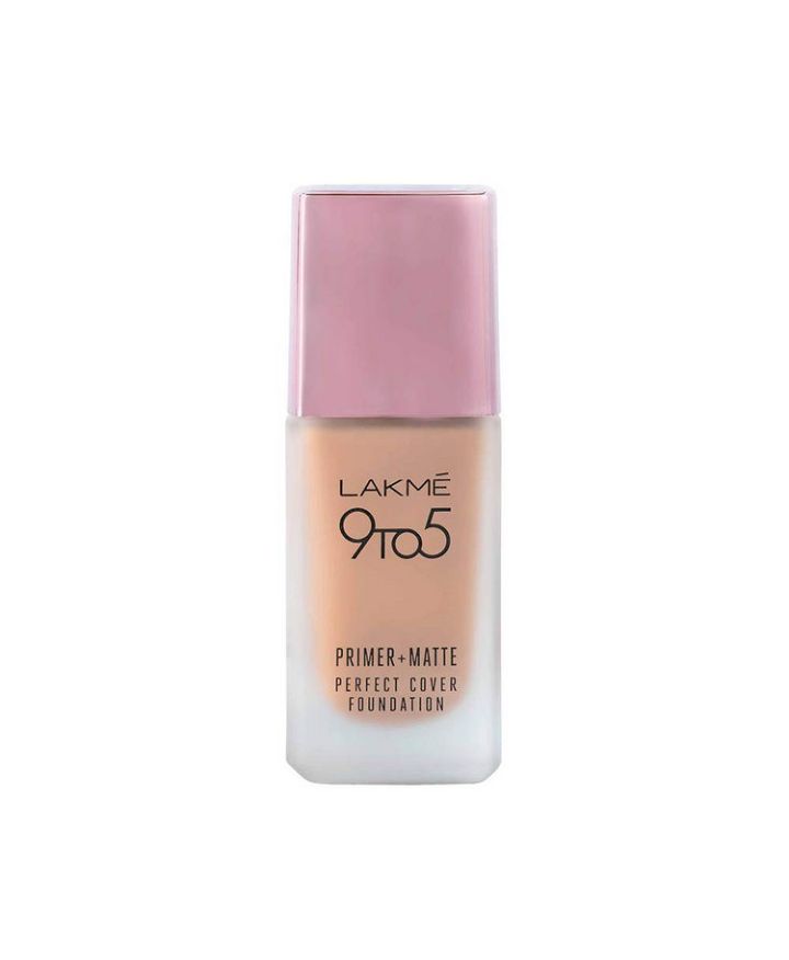Lakme 9 To 5 Primer + Matte Perfect Cover Foundation - Cool Ivory C100 (25 ml)