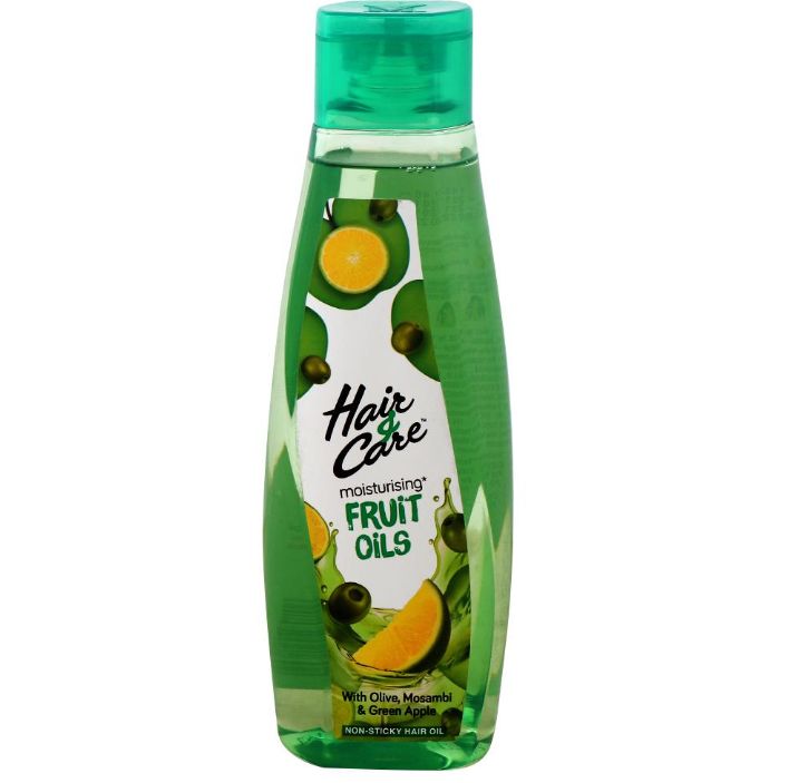Hair & Care Moisturising Fruit Oils With Green Apple, Olive & Mosambi Hair Oil 300 ml