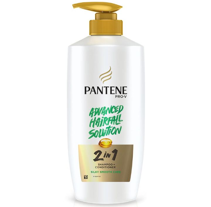 Pantene 2 in 1 Silky Smooth Care Shampoo + Conditioner 650 ml