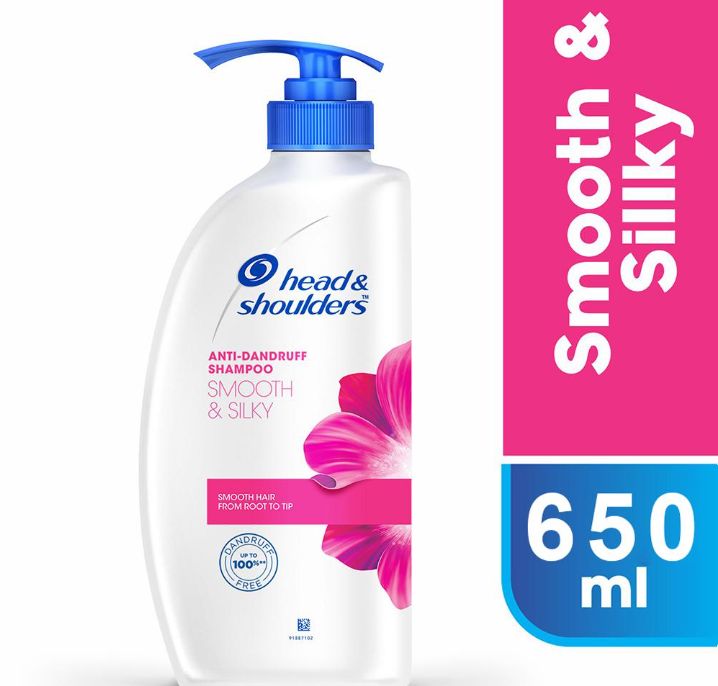 Head & Shoulders Smooth & Silky Anti-Dandruff Shampoo 650 ml