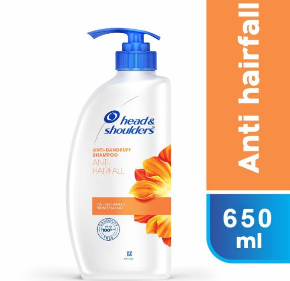 Head & Shoulders Anti-Hairfall Anti-Dandruff Shampoo 650 ml