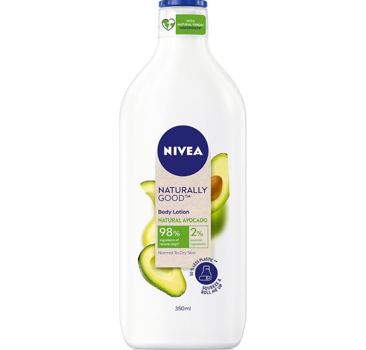Nivea Naturally Good Natural Avocado Body Lotion for Normal to Dry Skin 350 ml