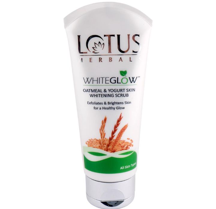 Lotus Herbals Whiteglow Oatmeal & Yogurt Skin Whitening Scrub 100 g