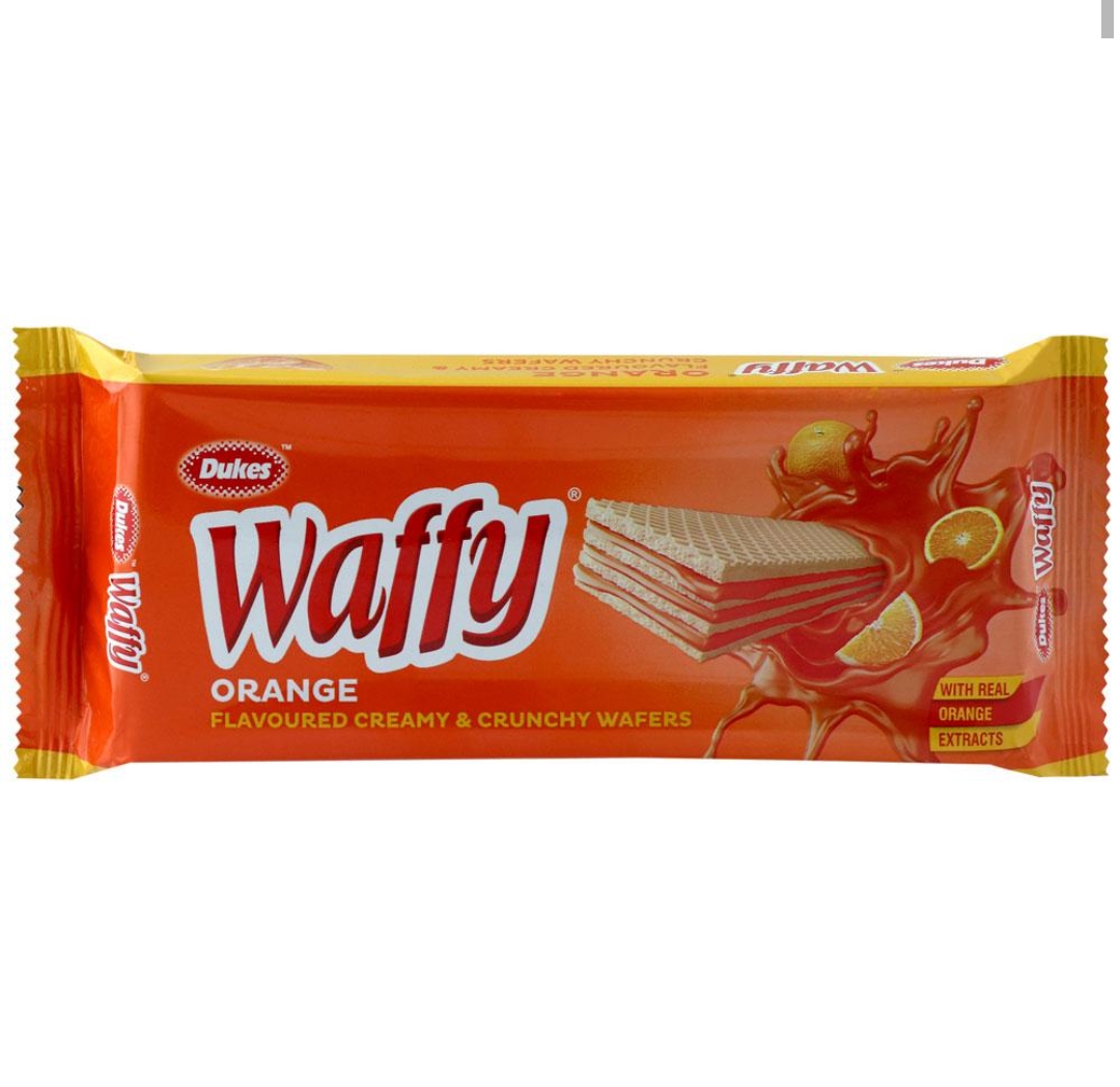 Dukes Waffy Orange Wafers 75 g