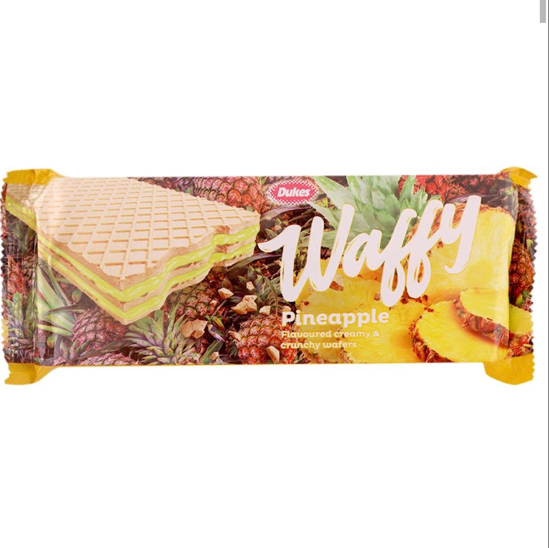 Dukes Waffy Pineapple Wafers 75 g