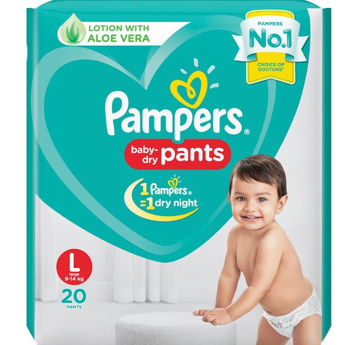Pampers Baby Dry Pants (L) 42 count (9 – 14 kg)