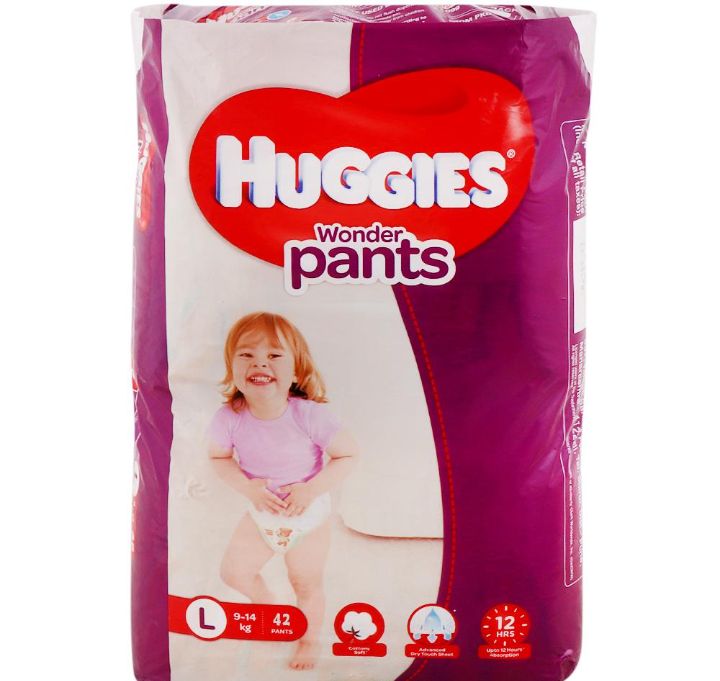 Huggies Wonder Pants (L) 42 count (9 - 14 kg)