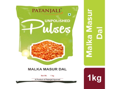 PATANJALI UNPOLISHED MALKA MASUR DAL- 1Kg