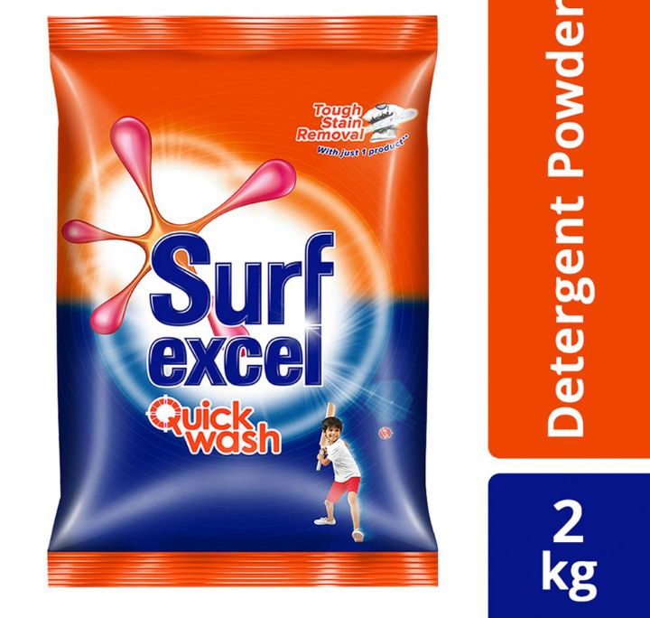 Surf Excel Quick Wash Detergent Powder 2 kg