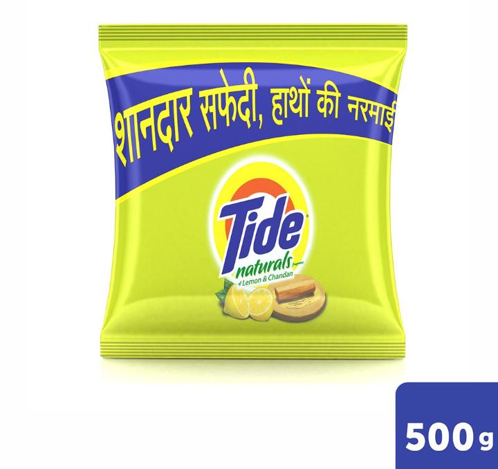 Tide Naturals Lemon & Chandan Detergent Powder 500 g