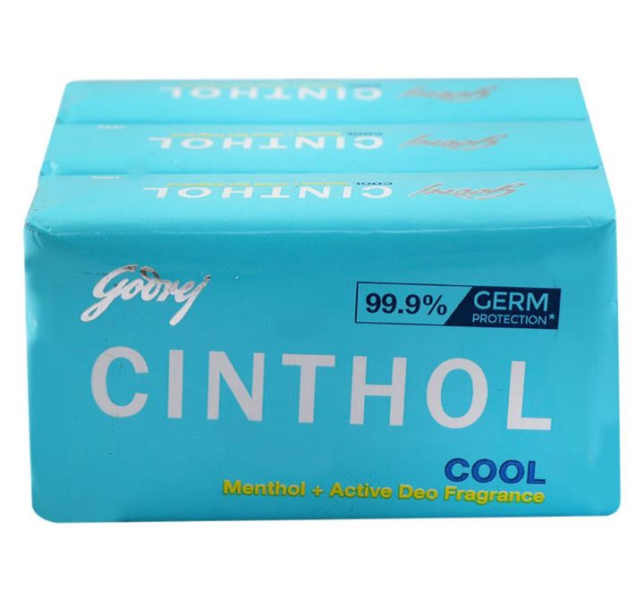 Cinthol Cool Deo Soap 125 g (Pack of 3)