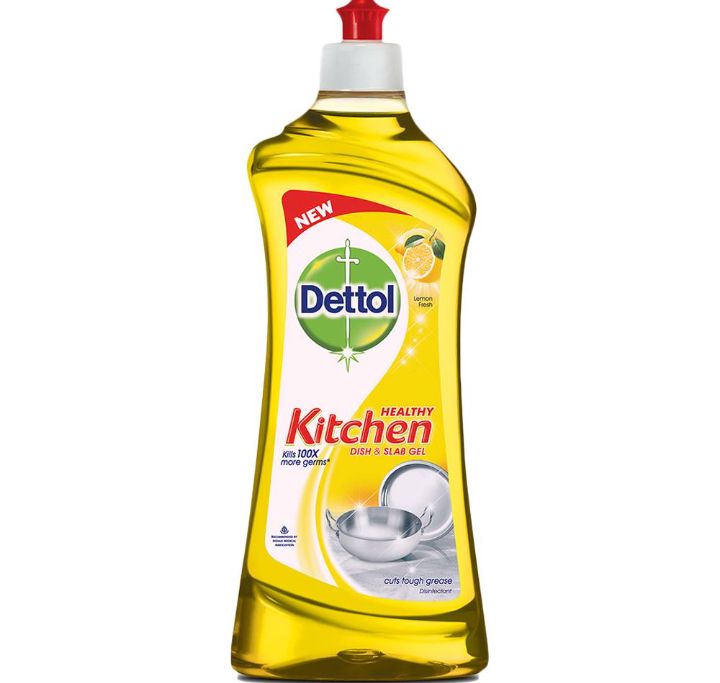 Dettol Healthy Kitchen Lemon Fresh Dish and Slab Gel 750 ml