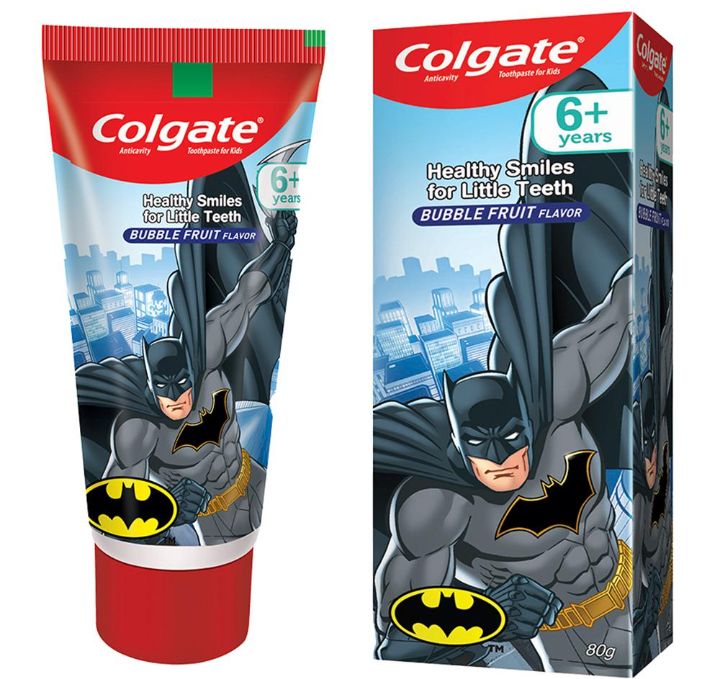 Colgate Batman Bubble Fruit Flavor Kids Toothpaste 80 g (6+ Years)