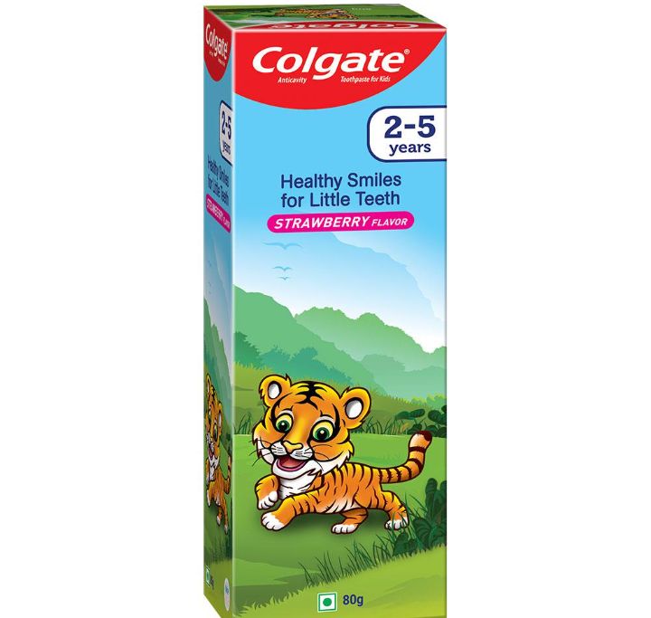 Colgate Strawberry Flavour Kids Toothpaste 80 g (2-5 years)