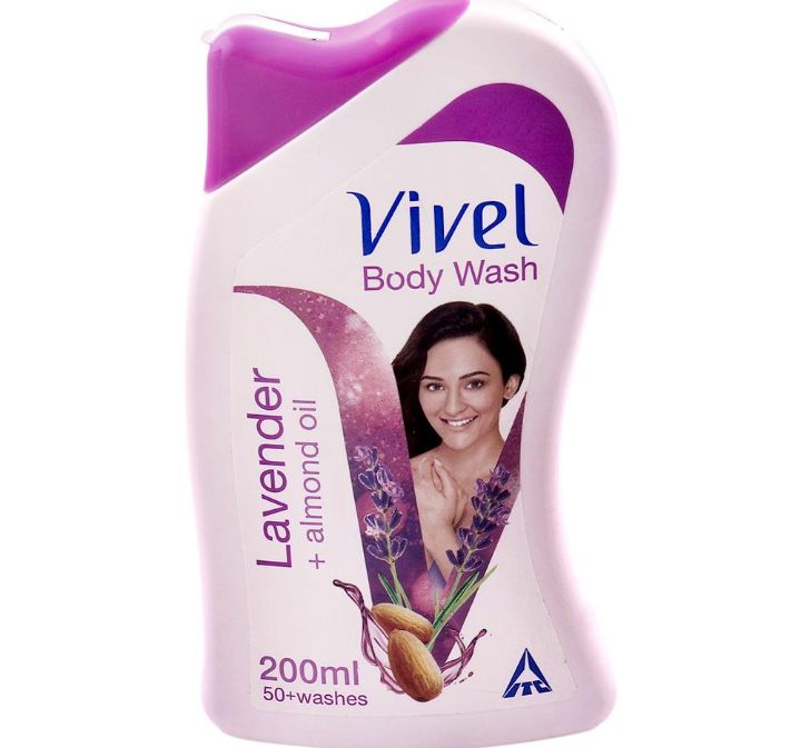 Vivel Lavender + Almond Oil Body Wash 200 ml