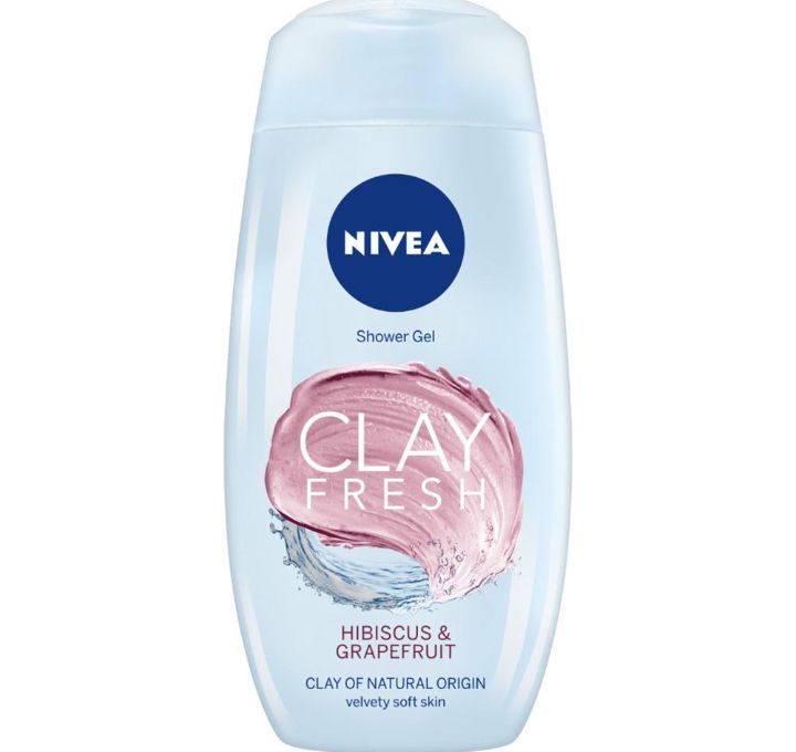 Nivea Clay Fresh Hibiscus & Grapefruit Shower Gel 250 ml