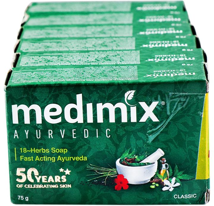 Medimix Ayurvedic 18 Herbs Classic Soap 75 g (Buy 5 Get 1 Free)