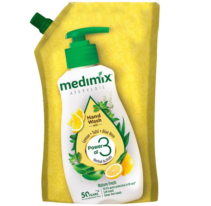Medimix Lemon, Tulsi & Aloe Vera Hand Wash 750 ml