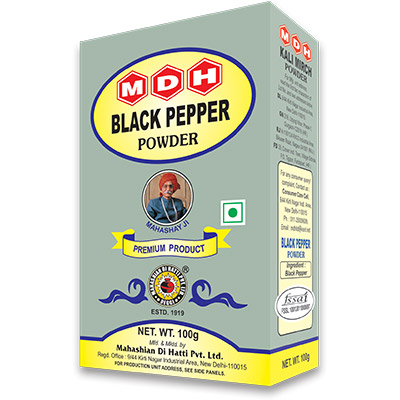 MDH BLACK PEPPER POWDER 100 g