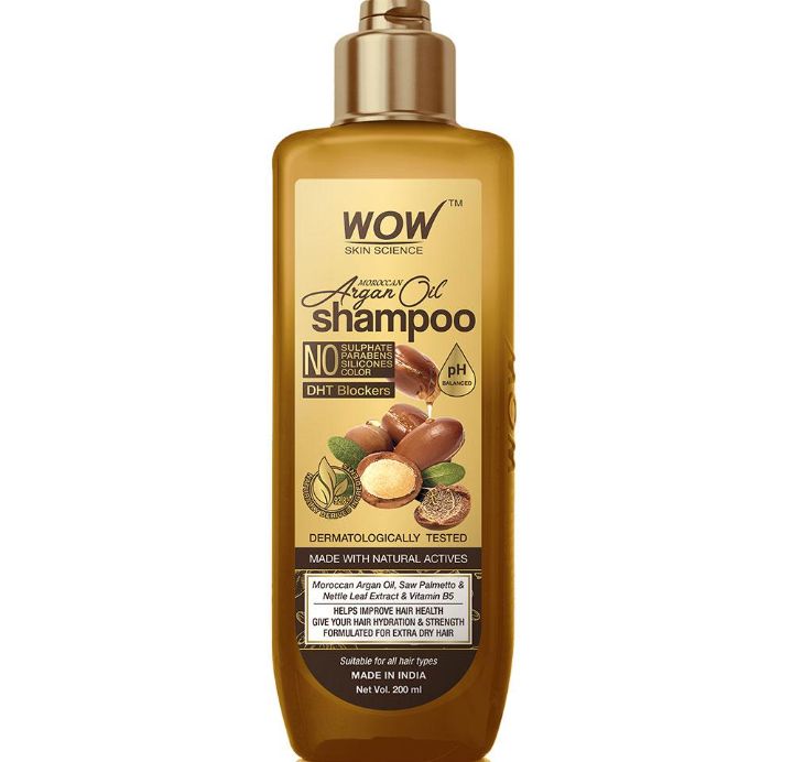WOW Skin Science Moroccan Argan Oil Hair Shampoo 200 ml
