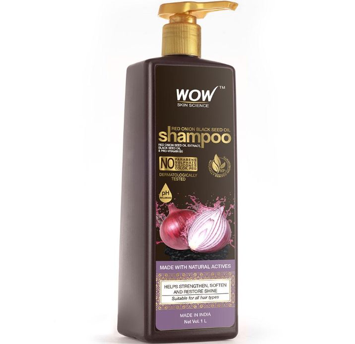 WOW Skin Science Red Onion Black Seed Oil Shampoo 1 L
