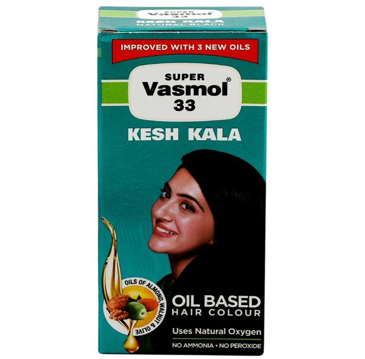 Super Vasmol 33 Kesh Kala Oil Based Hair Colour 50 ml