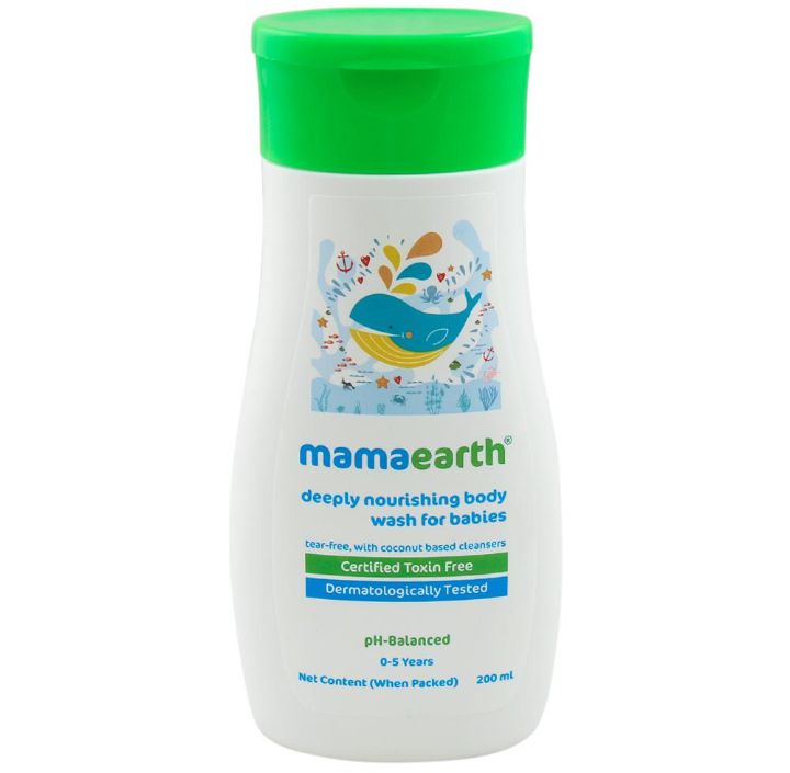 Mamaearth Deeply Nourishing Body Wash for Babies 200 ml