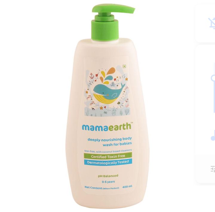Mamaearth Deeply Nourishing Body Wash for Babies 400 ml