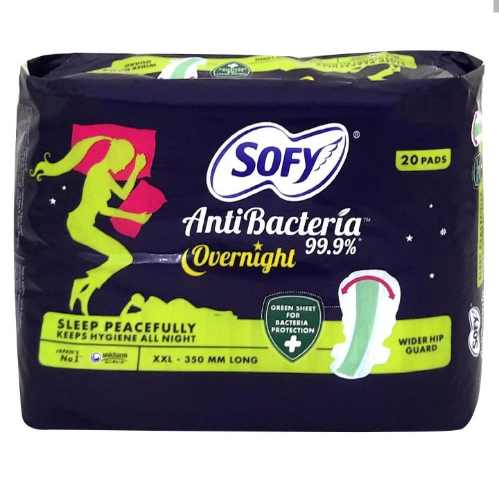 Sofy Antibacteria Overnight Sanitary Napkin (XXL) 10 pads