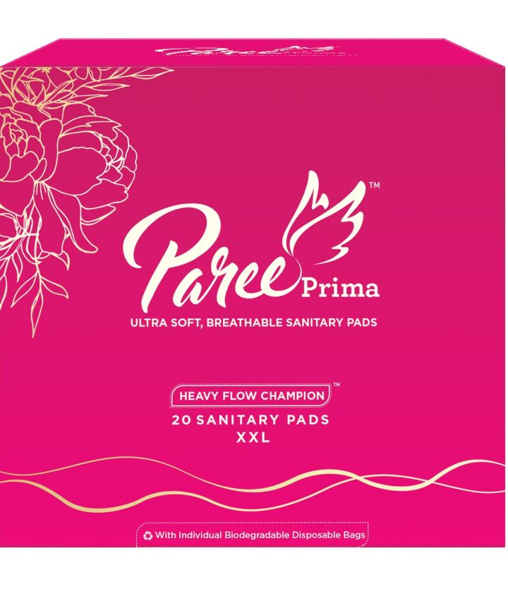 Paree Prima Super Soft Sanitary Pads XXL (Pack of 20) 24% off