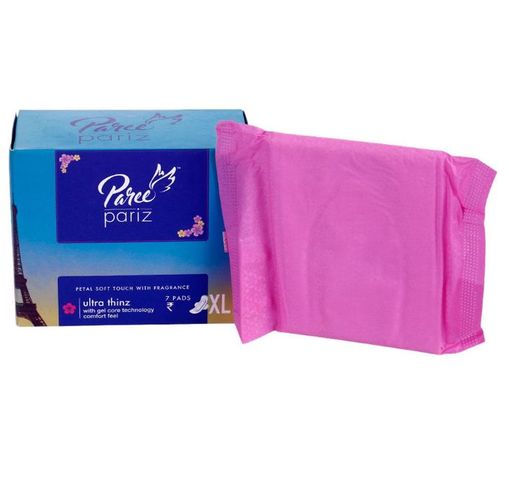Paree Ultra Thinz Sanitary Napkin with Wings (XL) 6 pads
