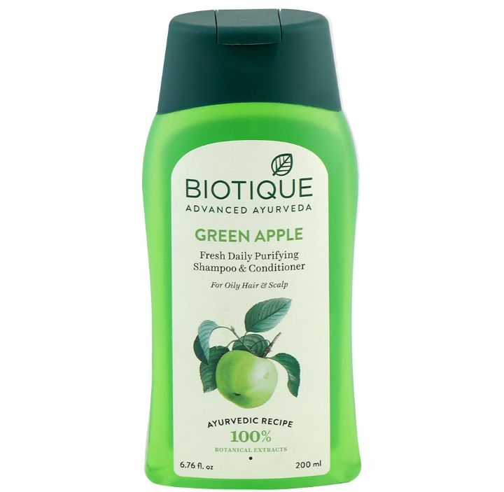 Biotique Green Apple Purifying Shampoo & Conditioner 200 ml