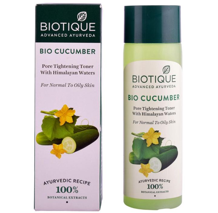 Biotique Bio Cucumber Pore Tightening Toner for Normal to Oily Skin 120 ml