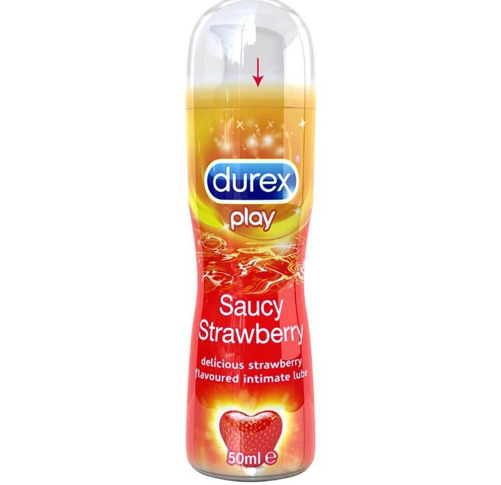 Durex Saucy Strawberry Flavoured Lubes 50 ml