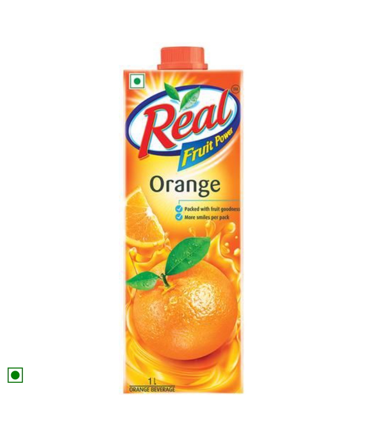 Real Fruit Power Orange Juice 1 L