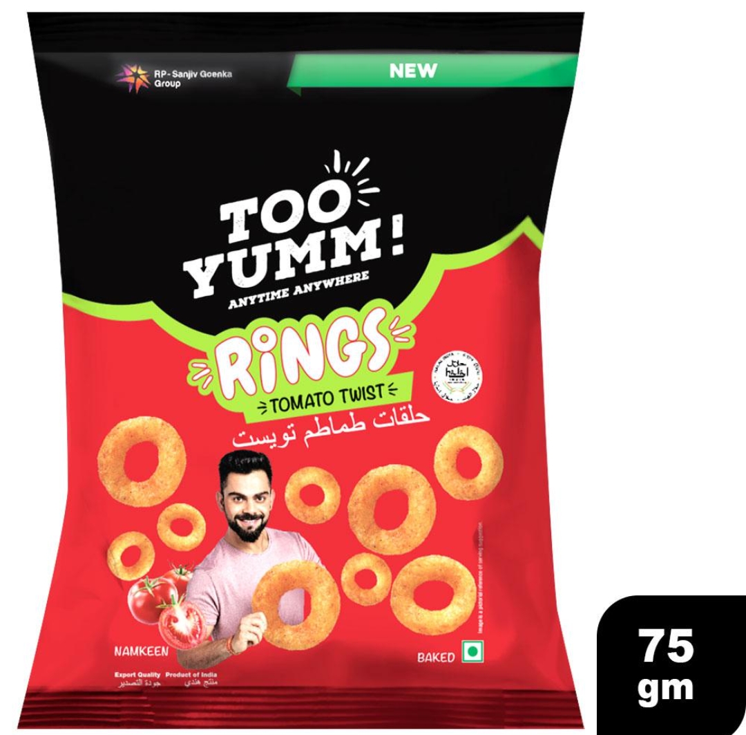 Too Yumm Tomato Twist Rings 75 gms
