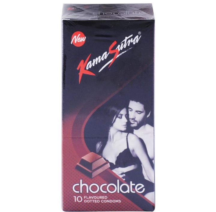 KamaSutra Chocolate Dotted Condoms 10 pcs
