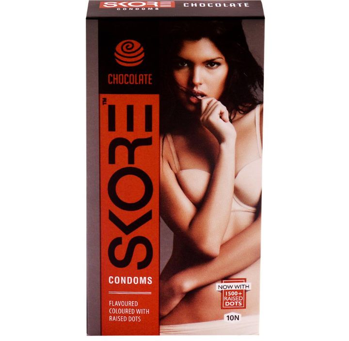 Skore Chocolate Flavoured Condoms 10 pcs