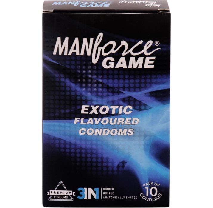 Manforce Game Exotic Flavoured Condoms 10 pcs