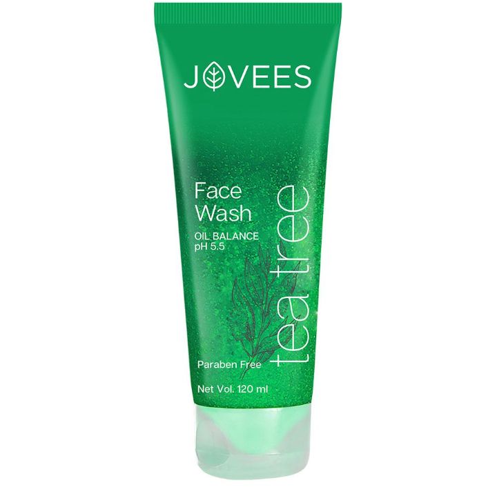Jovees Tea Tree Oil Control Face Wash for Oily & Sensitive Skin 120 ml