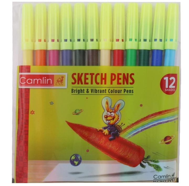 Camlin Sketch Pens (12 Shades) CAMLIN