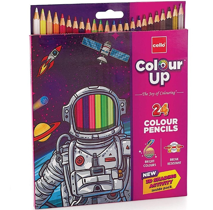 Bic Cello Colour Up Pencil Colours (24 Shades) BIC CELLO
