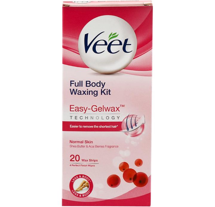 Veet Easy-Gelwax Instant Waxing Kit for Normal Skin 20 pcs