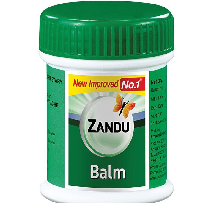 Zandu Balm For Headache, Backache & Cold 25ml